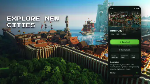 Minecraft Maps & Worlds screenshot