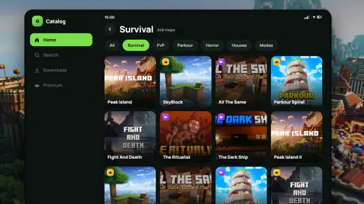Minecraft Maps & Worlds screenshot