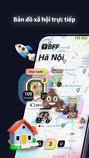 MixerBox BFF: Định vị theo dõi screenshot