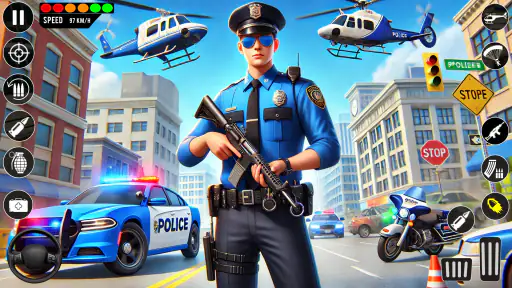 Mô phỏng truy đuổi cảnh sát screenshot