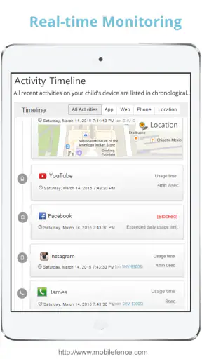 MobileFence - Parental Control screenshot