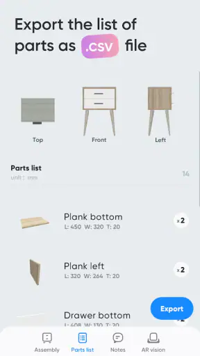 Moblo - furniture 3D modeling screenshot