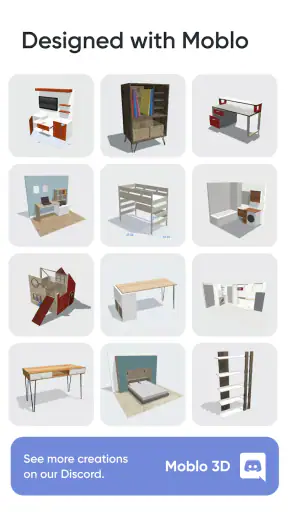 Moblo - furniture 3D modeling screenshot