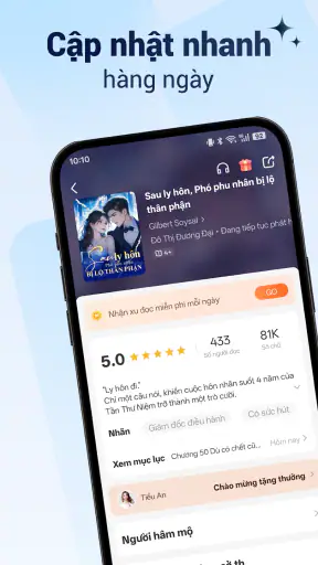 MoboReader: Kho truyện đa dạng screenshot