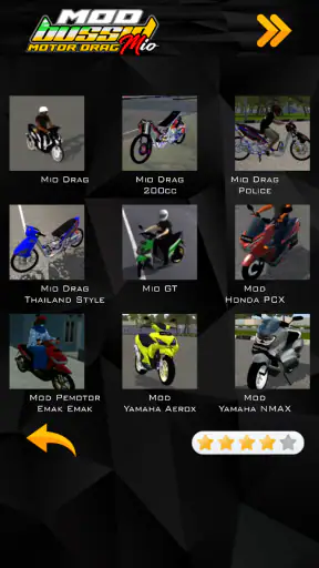 Mod Bussid Motor Drag Mioo screenshot