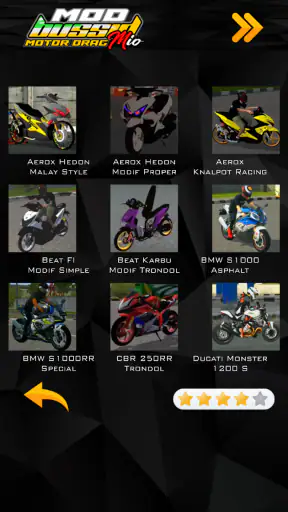 Mod Bussid Motor Drag Mioo screenshot