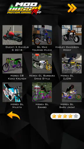 Mod Bussid Motor Drag Mioo screenshot