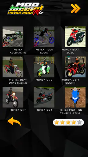 Mod Bussid Motor Drag Mioo screenshot
