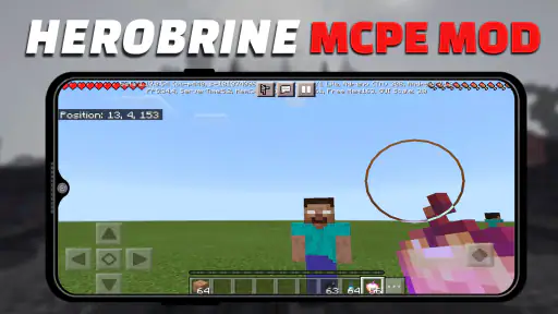 Mod Herobrine for Minecraft PE screenshot