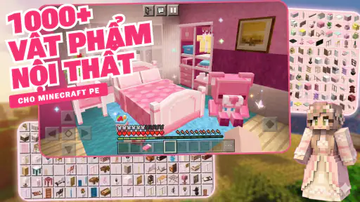 Mod Nội Thất Xinh MCPE screenshot