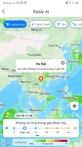 MojiWeather: Radar thời tiết screenshot