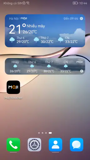 MojiWeather: Radar thời tiết screenshot