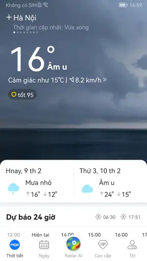 MojiWeather: Radar thời tiết screenshot