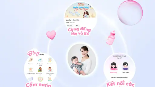 Momigo - Mẹ bầu & Nuôi con screenshot