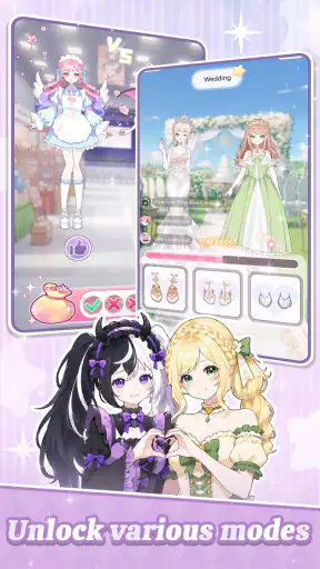 Momo Dress up game screenshot
