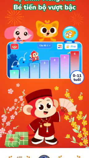 Monkey Junior Tiếng Anh cho bé screenshot
