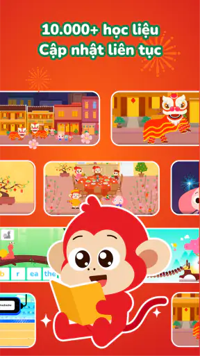 Monkey Junior Tiếng Anh cho bé screenshot