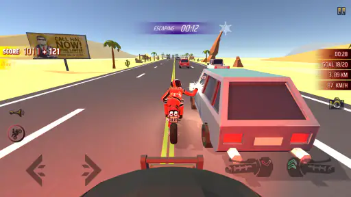 Moto Mad Racing: Game xe đạp screenshot