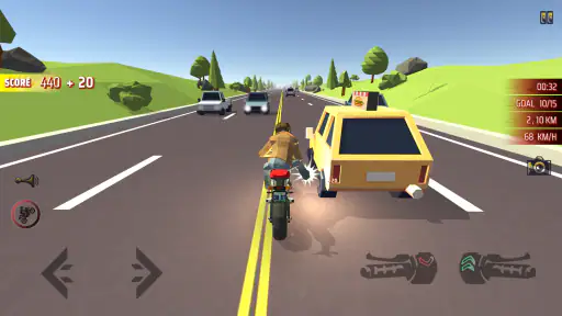 Moto Mad Racing: Game xe đạp screenshot