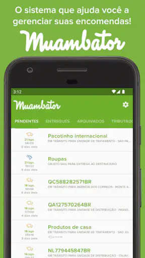 Muambator: Rastreio Correios screenshot