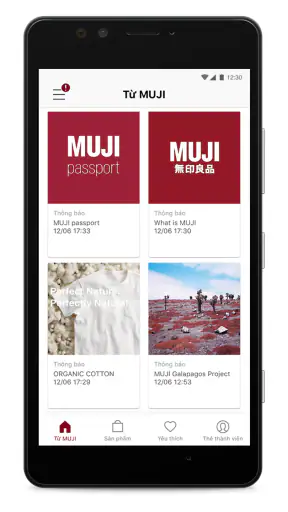 MUJI passport Vietnam screenshot
