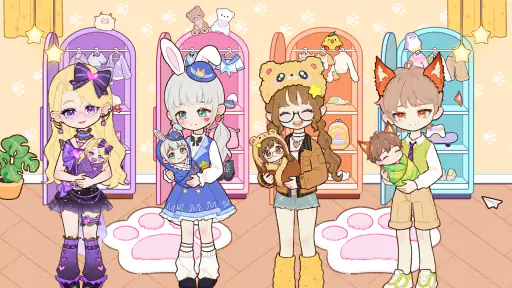 My Dressy Doll: búp bê xây nhà screenshot