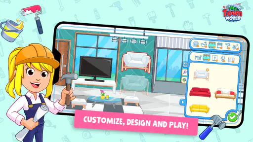 My Town World: Ngôi nhà Búp screenshot