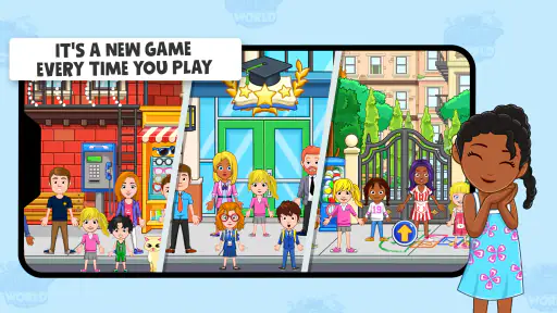 My Town World: Ngôi nhà Búp screenshot