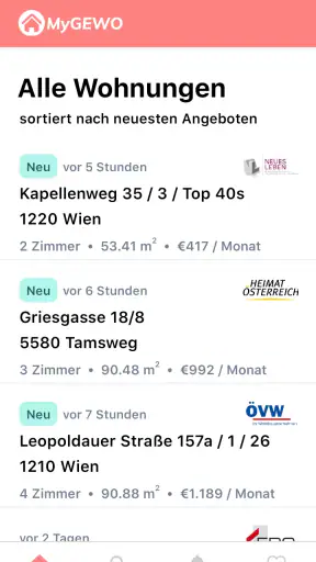 MyGEWO - Genossenschaftswohnun screenshot