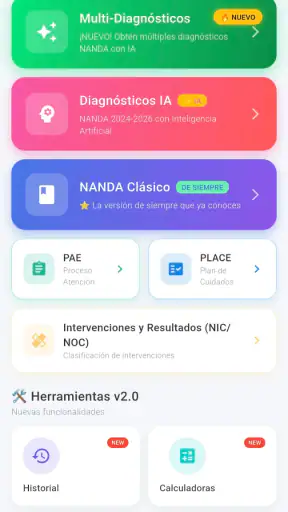NANDA 2024 Diagnósticos IA screenshot