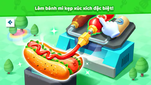 Nấu Đồ Ăn Nhanh Gấu Trúc Nhỏ screenshot
