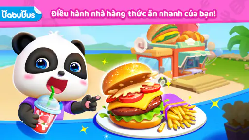 Nấu Đồ Ăn Nhanh Gấu Trúc Nhỏ screenshot