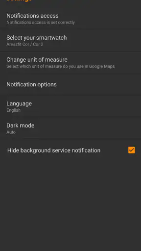 Navigator for Mi Band screenshot