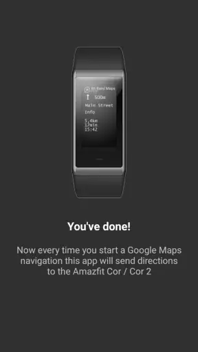 Navigator for Mi Band screenshot
