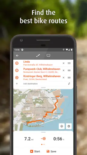 Naviki – Bike navigation screenshot