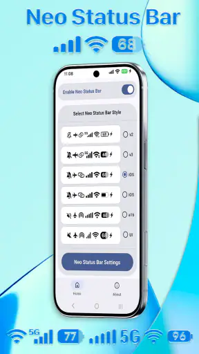 Neo Status Bar: Custom Icons screenshot