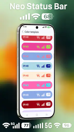 Neo Status Bar: Custom Icons screenshot