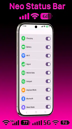 Neo Status Bar: Custom Icons screenshot