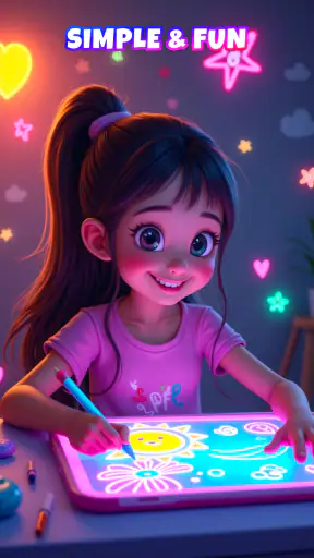 Neon Brush - Vẽ Phát Sáng screenshot