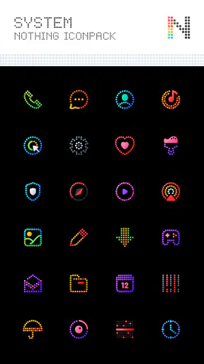 Neon : Dots Iconpack screenshot