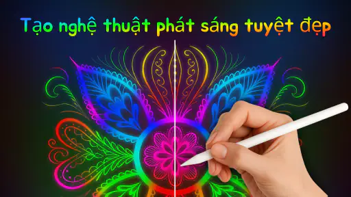 Nghệ Thuật Doodle Neon screenshot