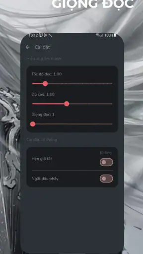 Nghe truyện audio Novel Reader screenshot