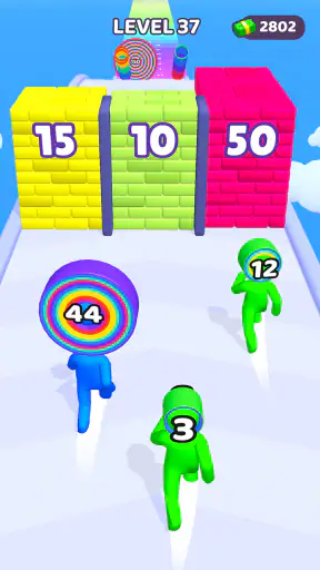 Người Nhiều Lớp 3D: Chạy&Nhận screenshot