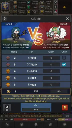 NGUYÊN TỐ : 2D MMORPG screenshot