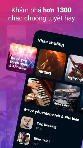 Nhạc Chuông điện Thoại Android screenshot