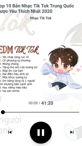 Nhạc tổng hợp trên tik tok screenshot