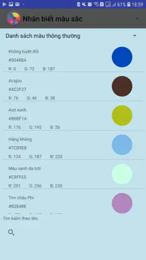 Nhận biết màu sắc screenshot
