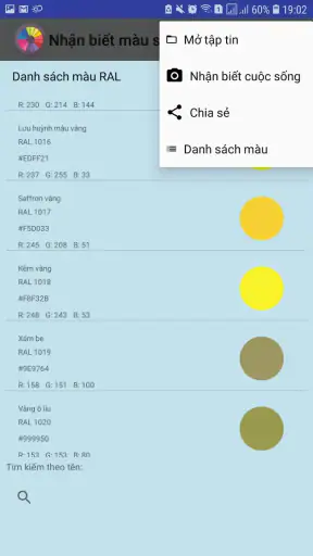 Nhận biết màu sắc screenshot