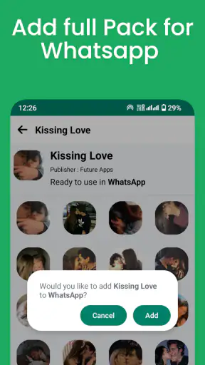 Nhãn dán tình yêu - WASticker screenshot