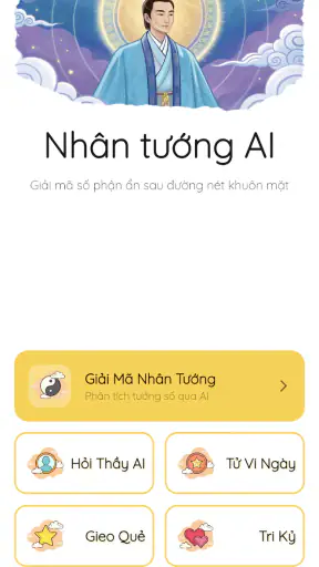 Nhân tướng AI - Xem tướng onl screenshot